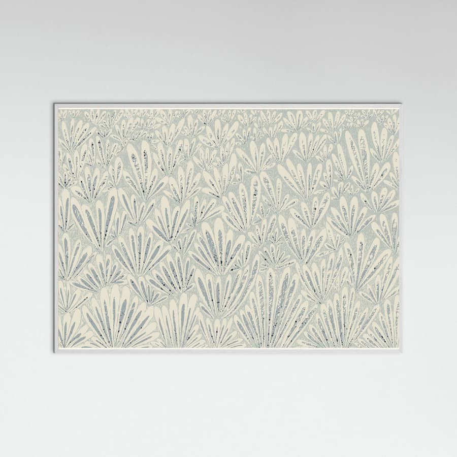 calming essentials meadow chalky blue Poster – poster and art print