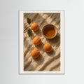 White Wood photo Lemons on Plate