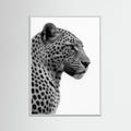 White Wood photo Leopard Profile