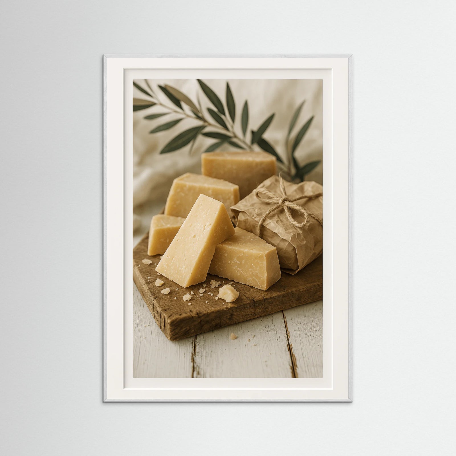 White Wood photo Rustic Cheese Display