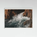 sea waves and rocks Poster – plakat og kunsttryk