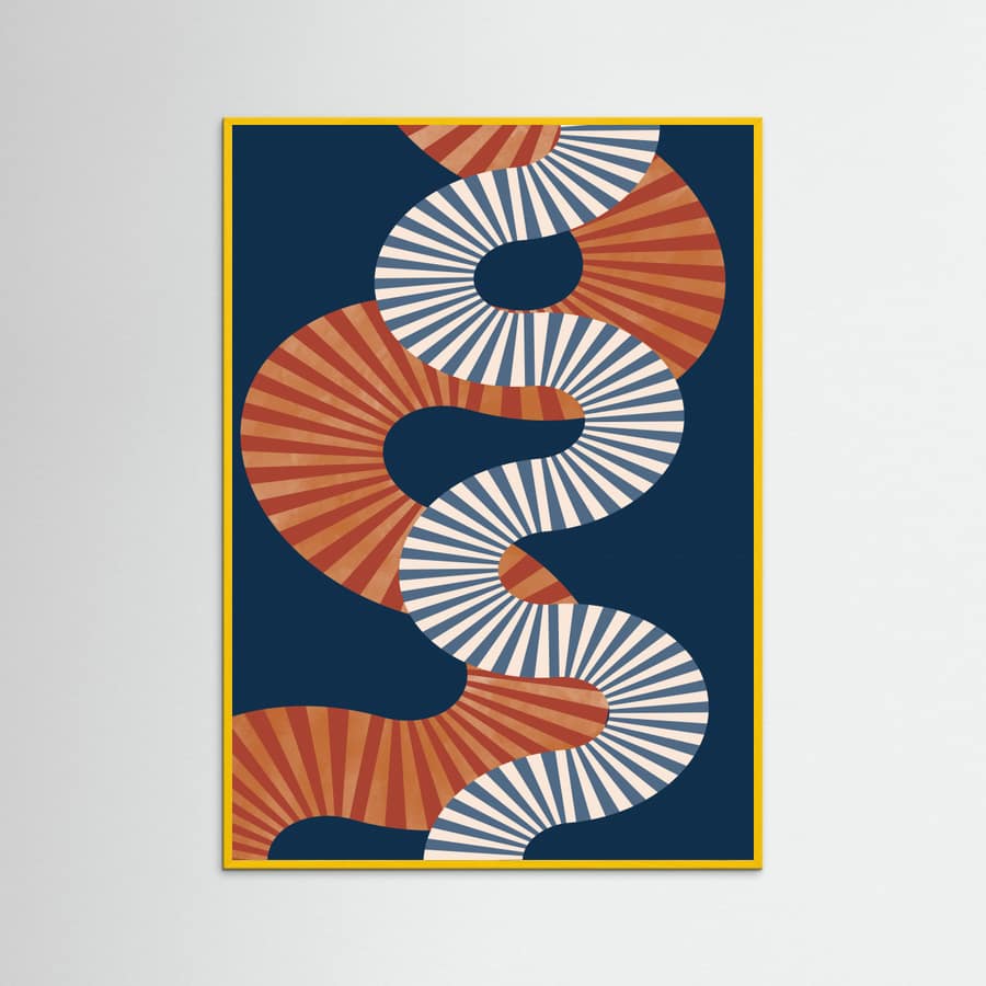 Póster 3x4 Aspectratiobluerust44 – póster e impresión artística