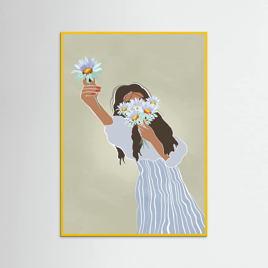 Póster A Bouquet of Daisies – póster e impresión artística