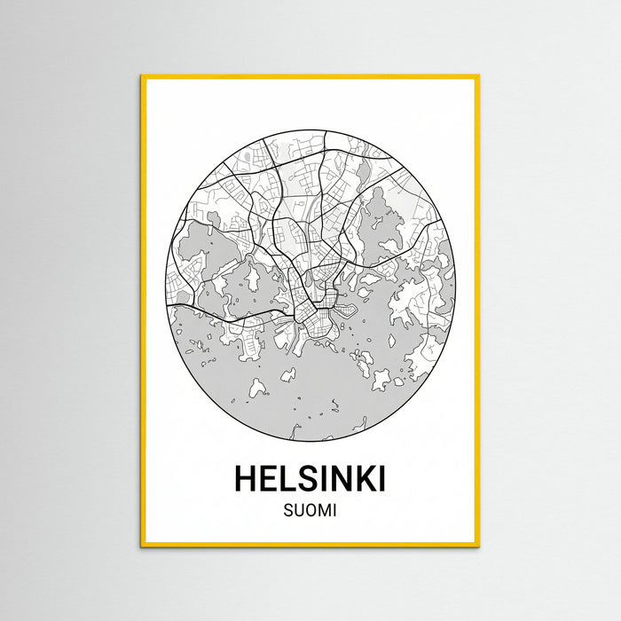 Yellow Wood Aarhus Urban Map