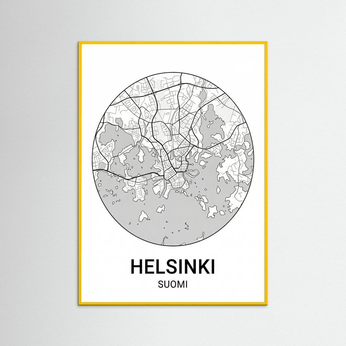 Yellow Wood Aarhus Urban Map