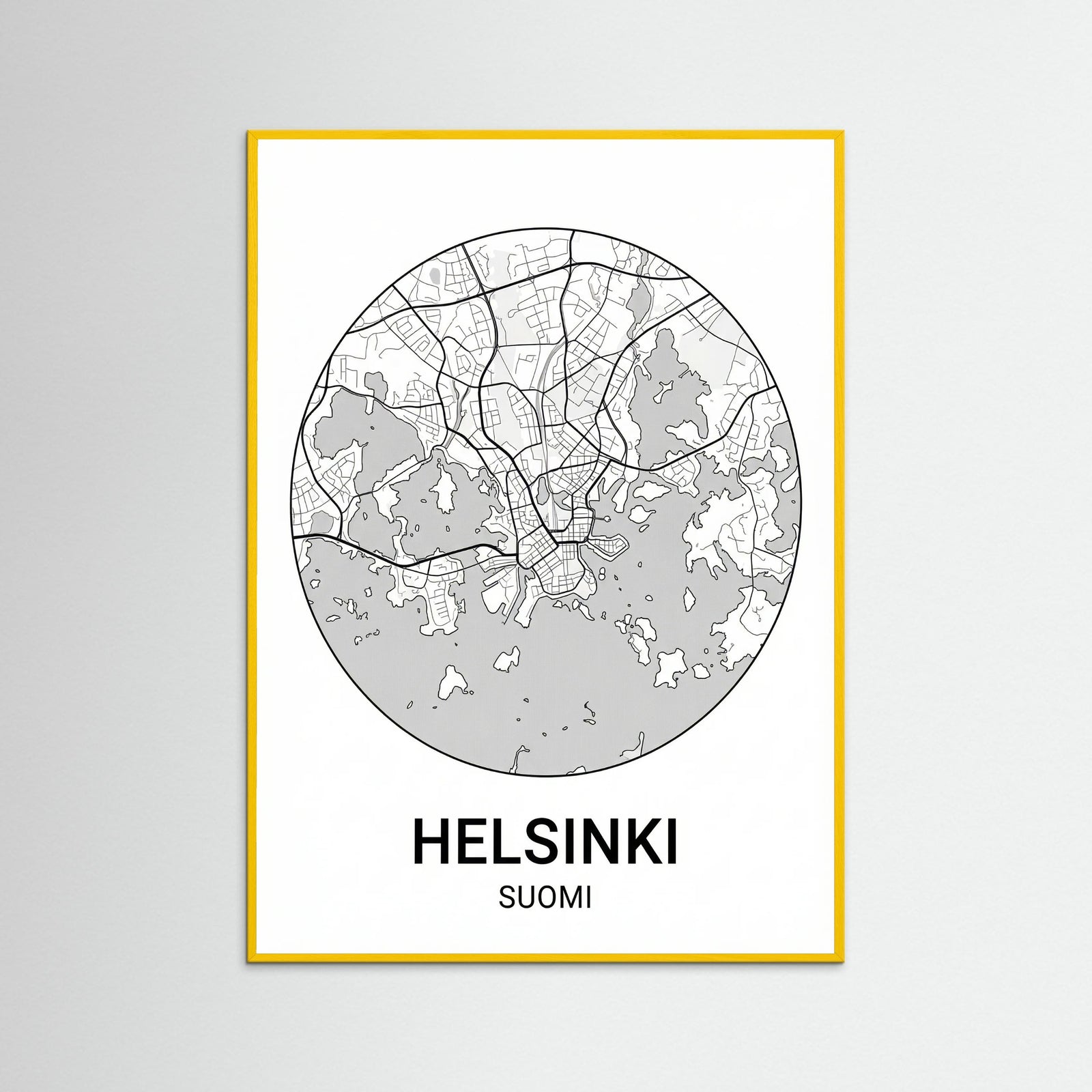 Yellow Wood Aarhus Urban Map