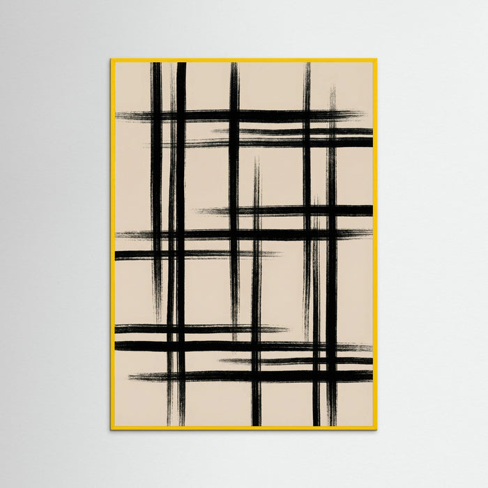 Yellow Wood Abstract Arch