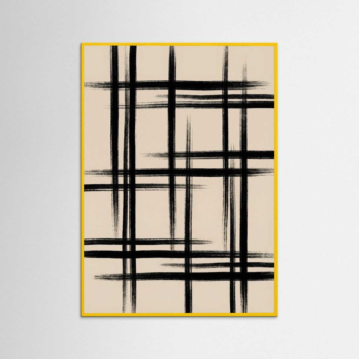 Yellow Wood Abstract Arch