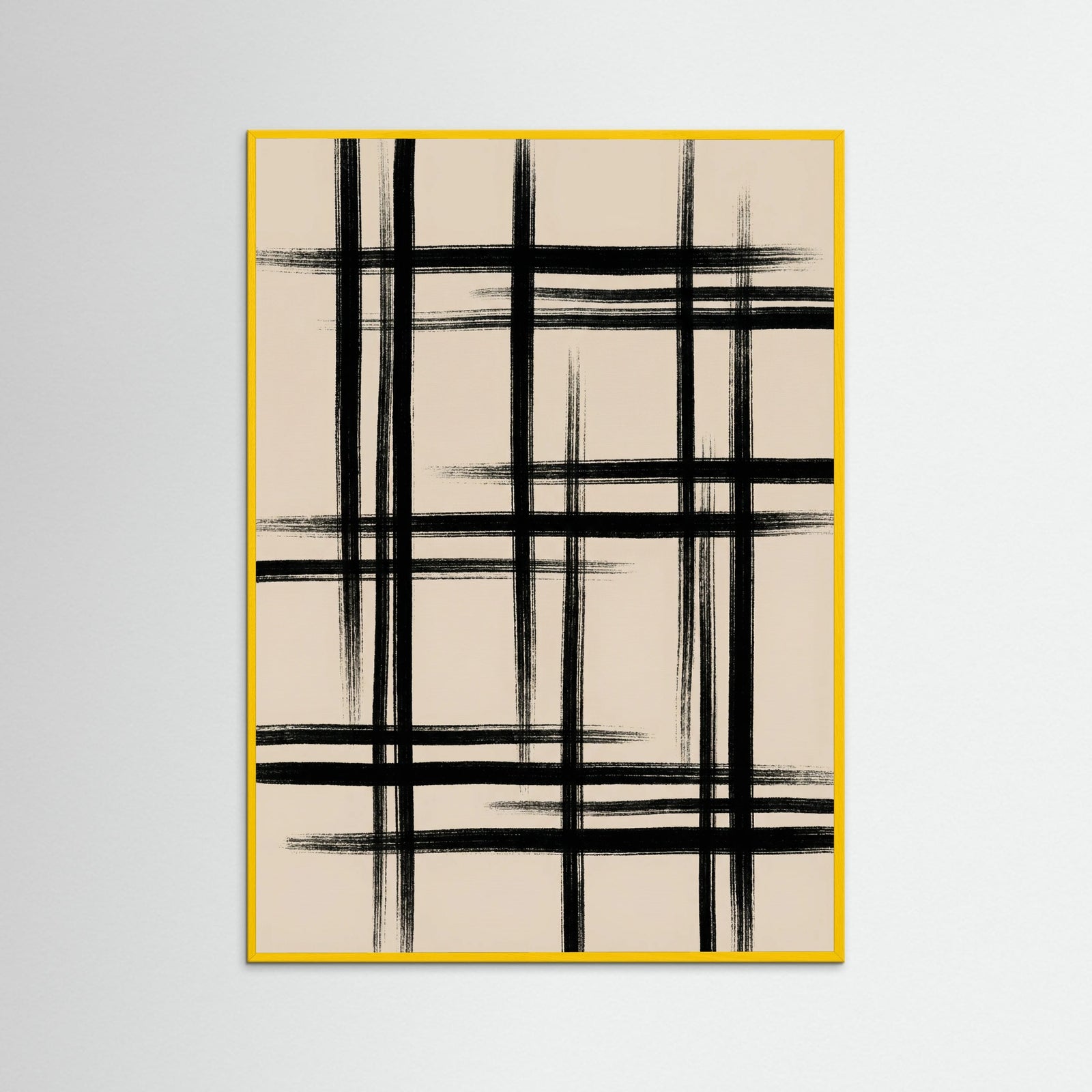 Yellow Wood Abstract Arch