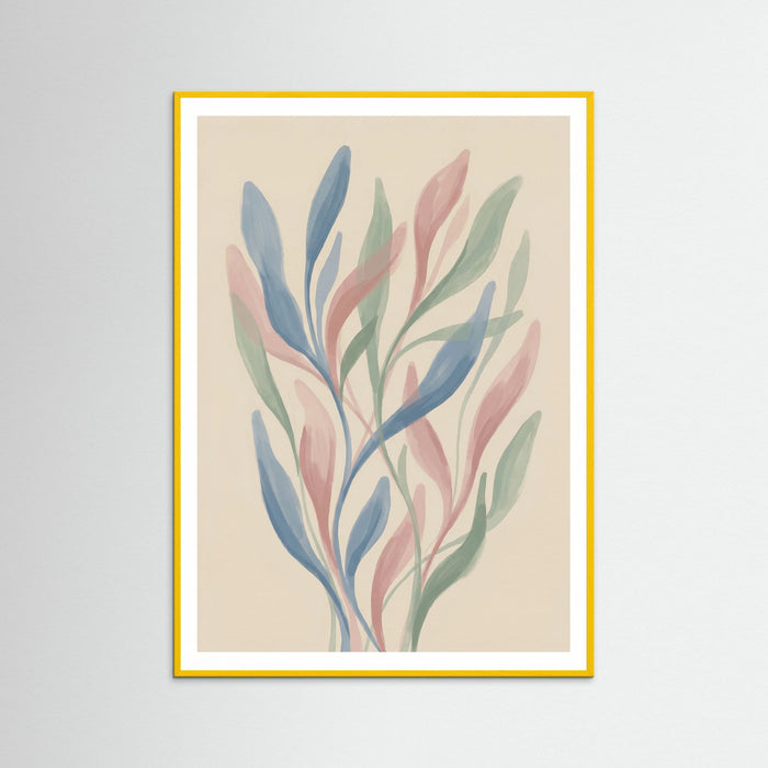 Yellow Wood Abstract Botanicals