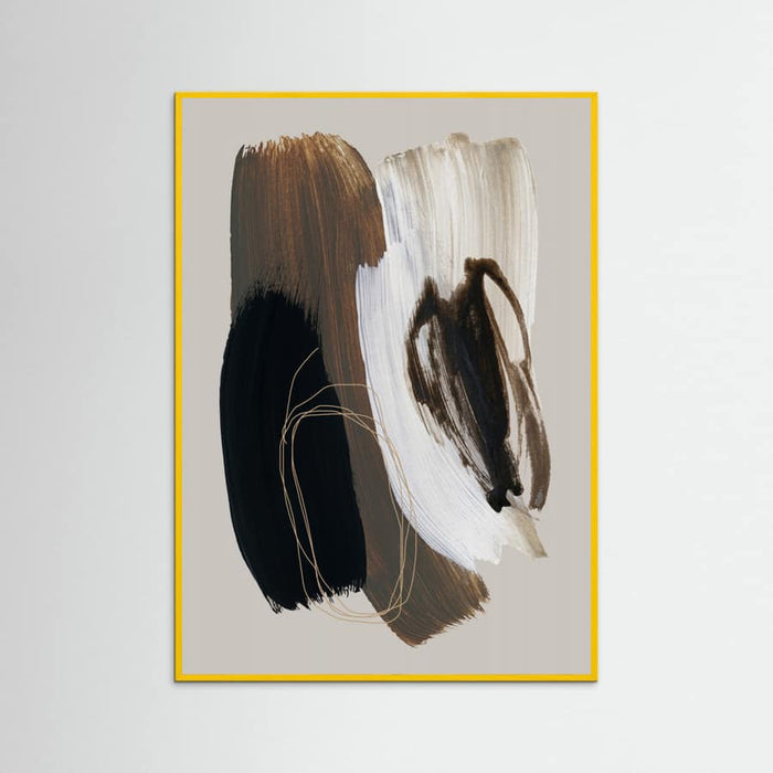 Abstract Brush Strokes 108X Poster – Poster und Kunstdruck