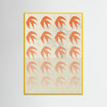 Yellow Wood Abstract Composition 1 Poster