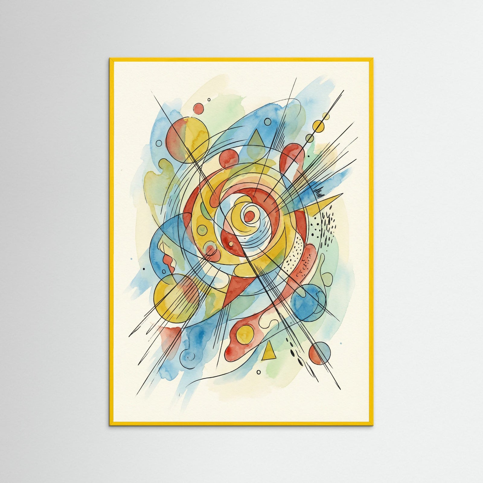 Yellow Wood Abstract Dynamics