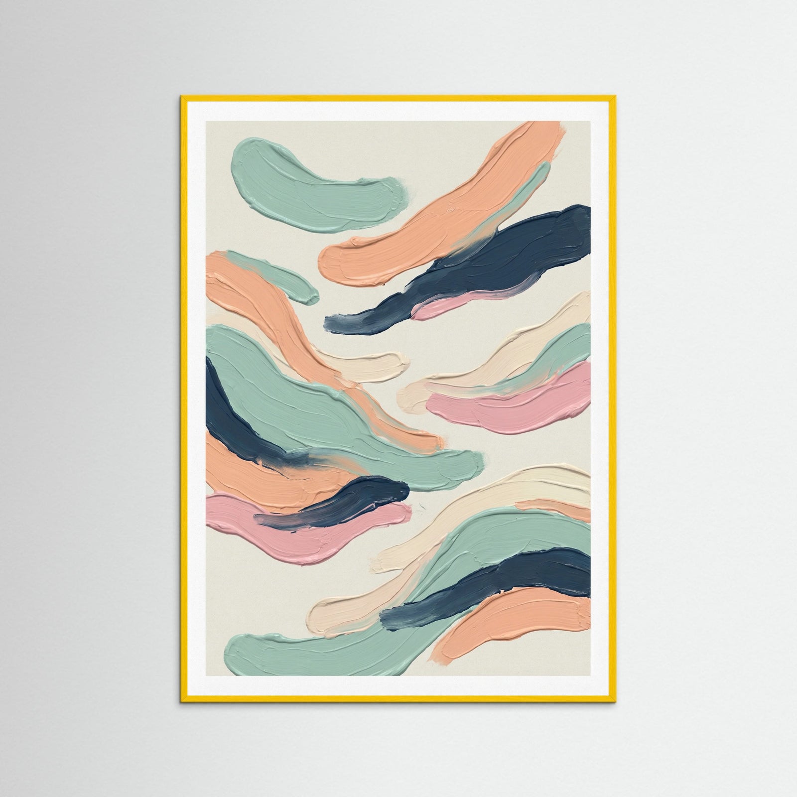 Yellow Wood Abstract Efflorescence