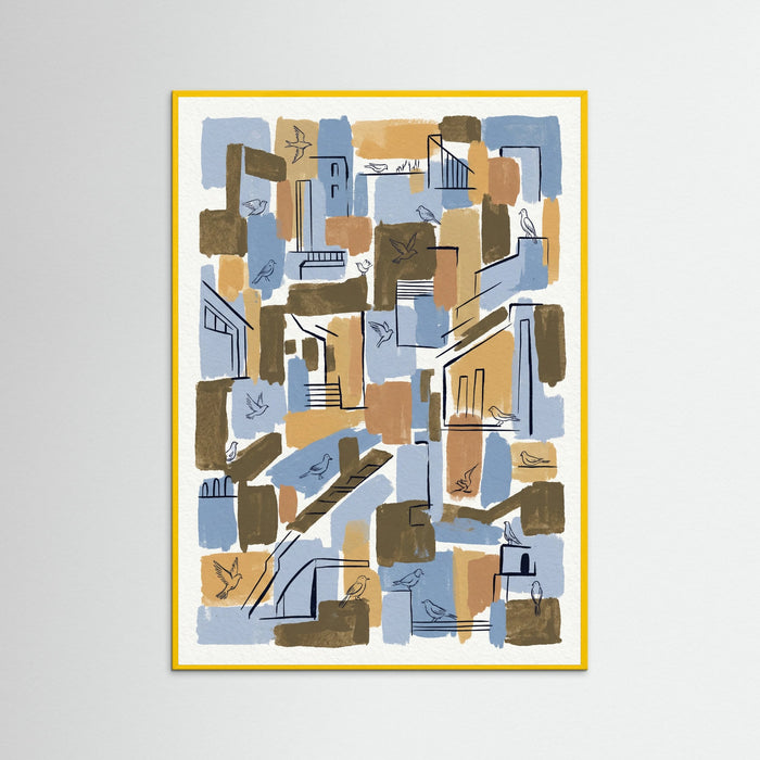Yellow Wood Abstract Encounters