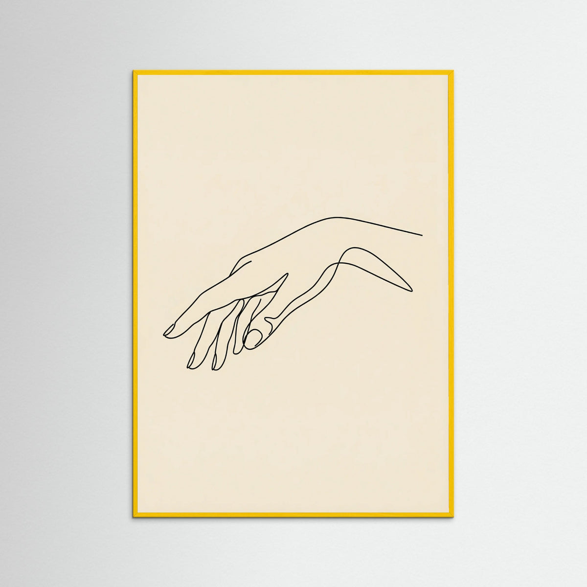 Yellow Wood Abstract Female Form