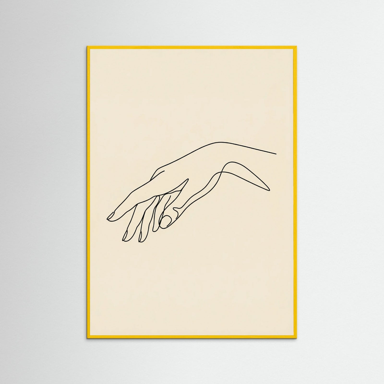 Yellow Wood Abstract Female Form