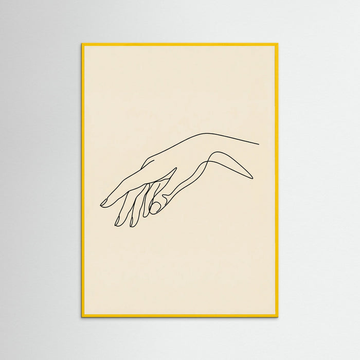 Yellow Wood Abstract Female Form