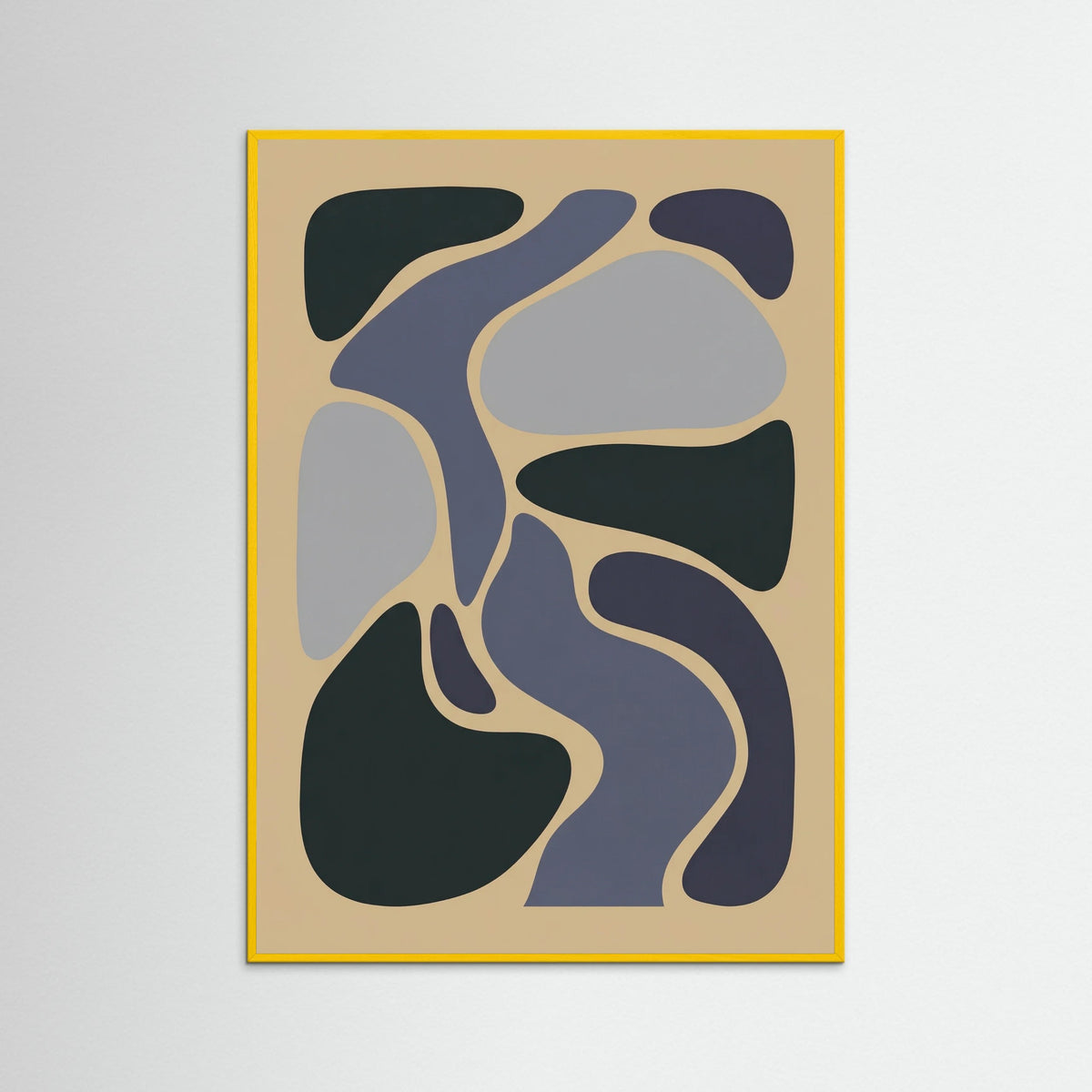 Yellow Wood Abstract Foliage Study