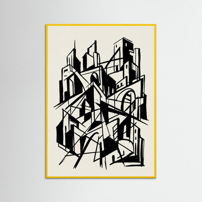 Yellow Wood Abstract Gallery Unveiling