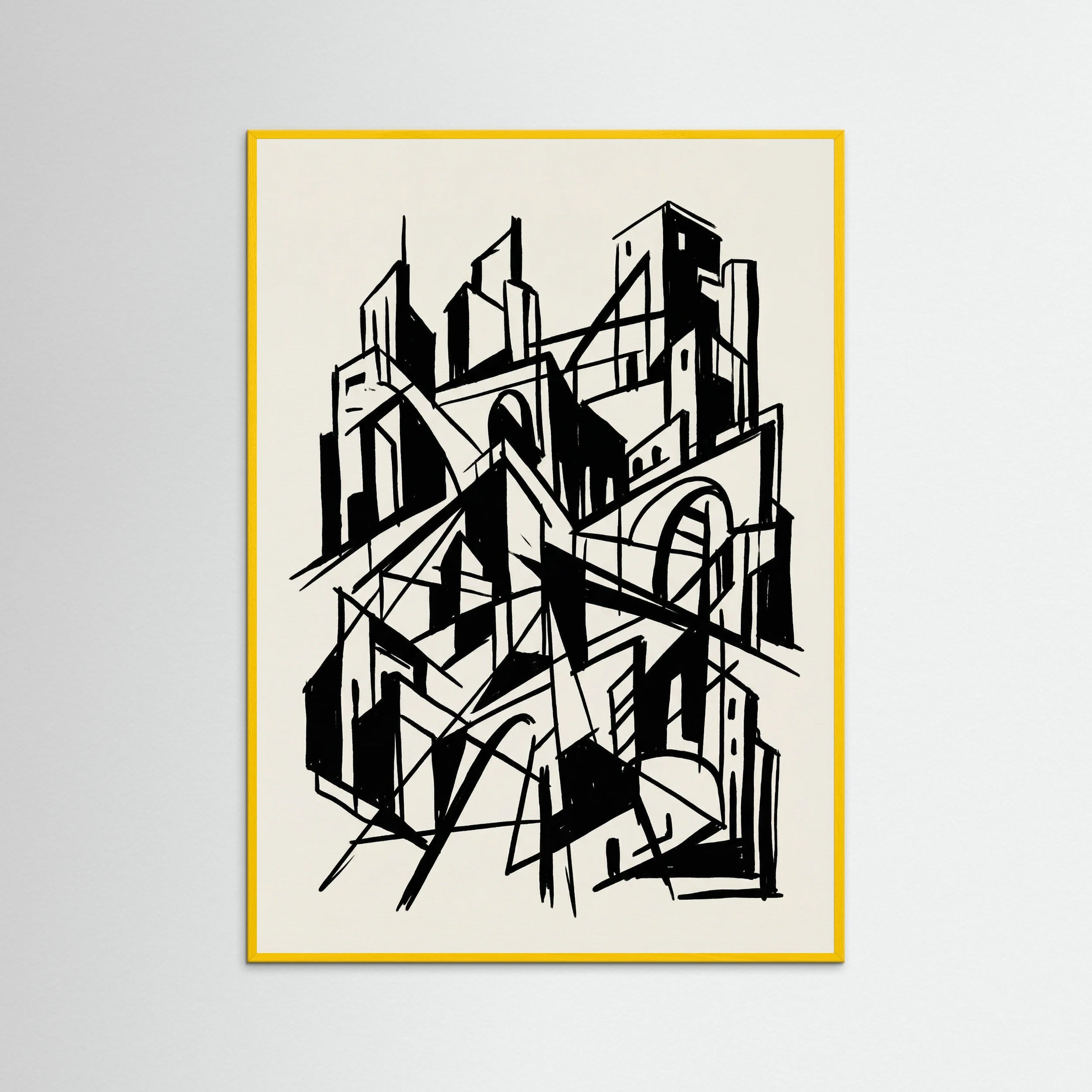 Yellow Wood Abstract Gallery Unveiling