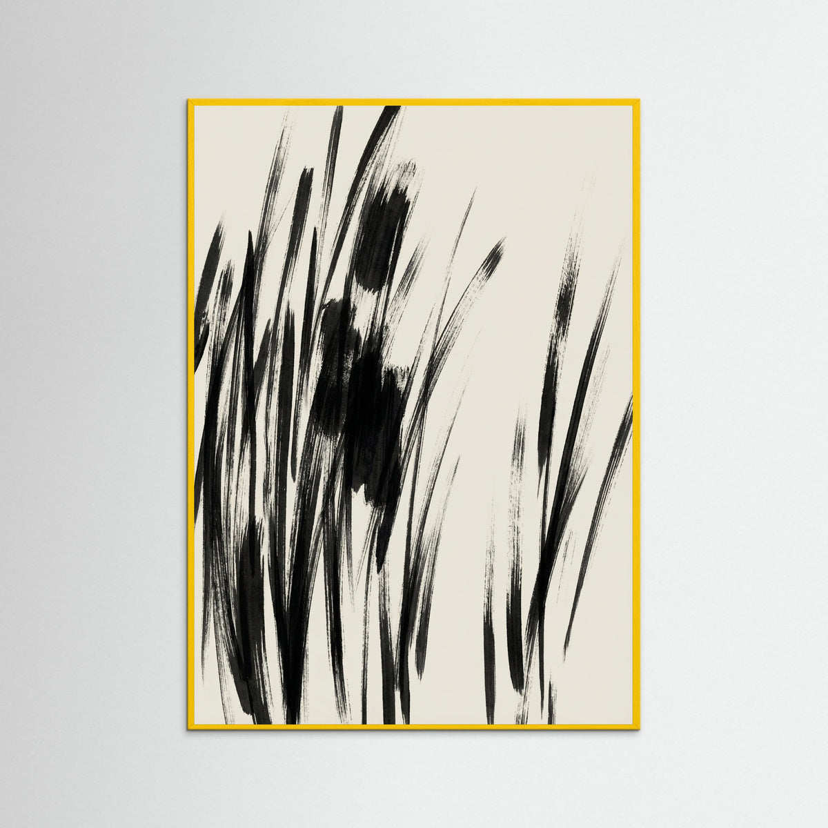 Yellow Wood Abstract Grace