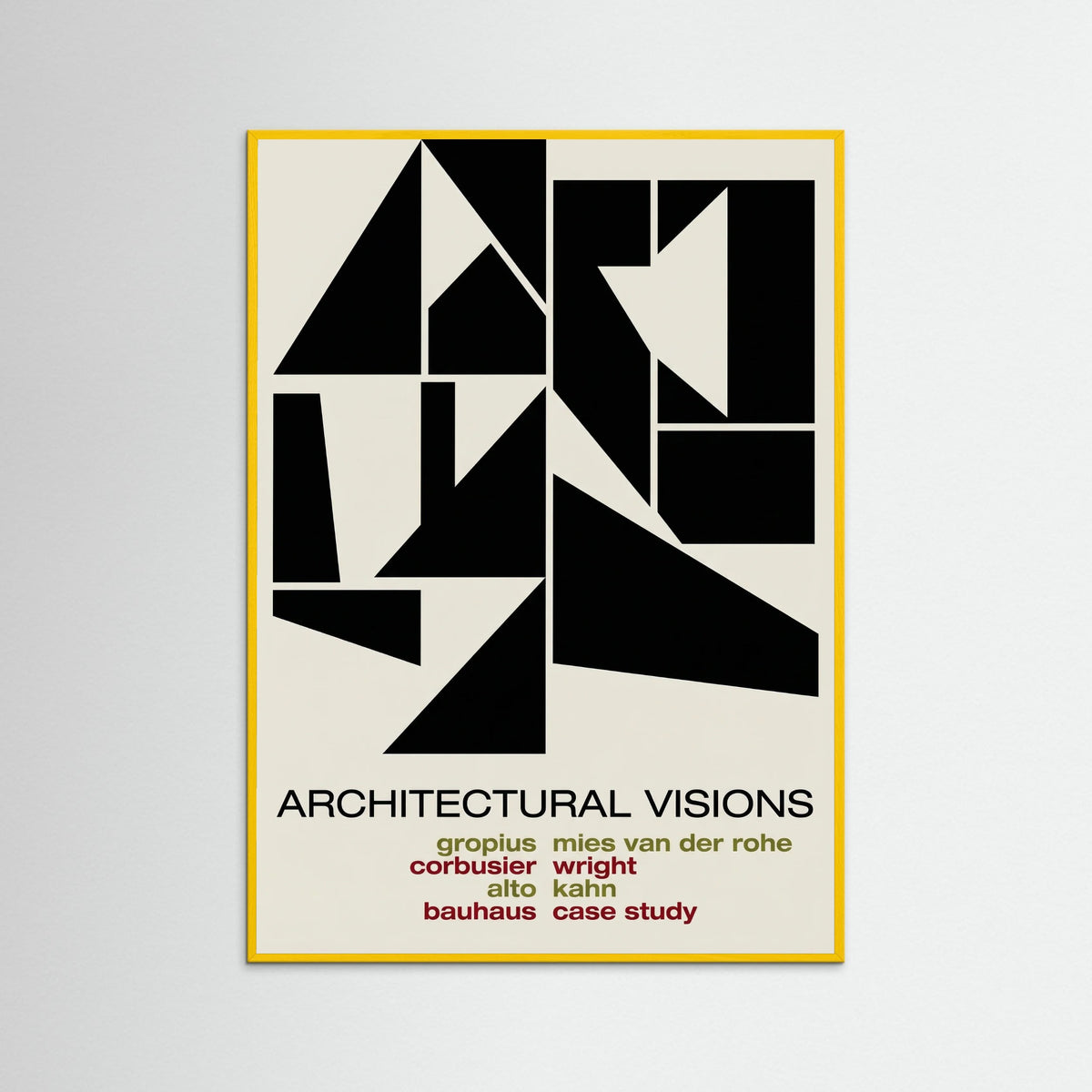 Yellow Wood Abstract Graphic Exhibition