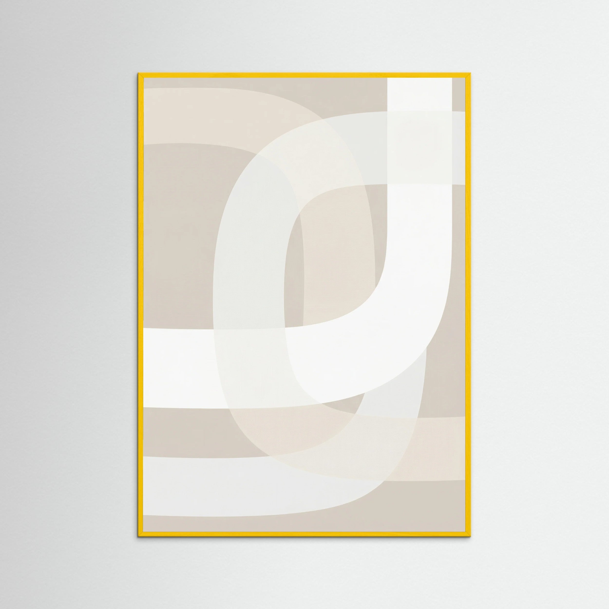 Yellow Wood Abstract Labyrinth