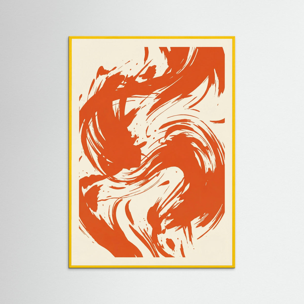 Yellow Wood Abstract Poetic Form