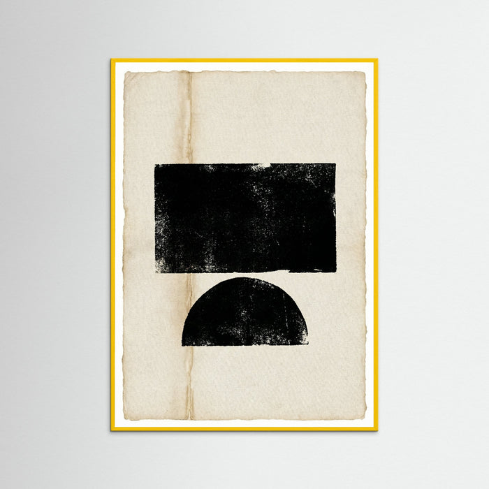 Yellow Wood Abstract Profile