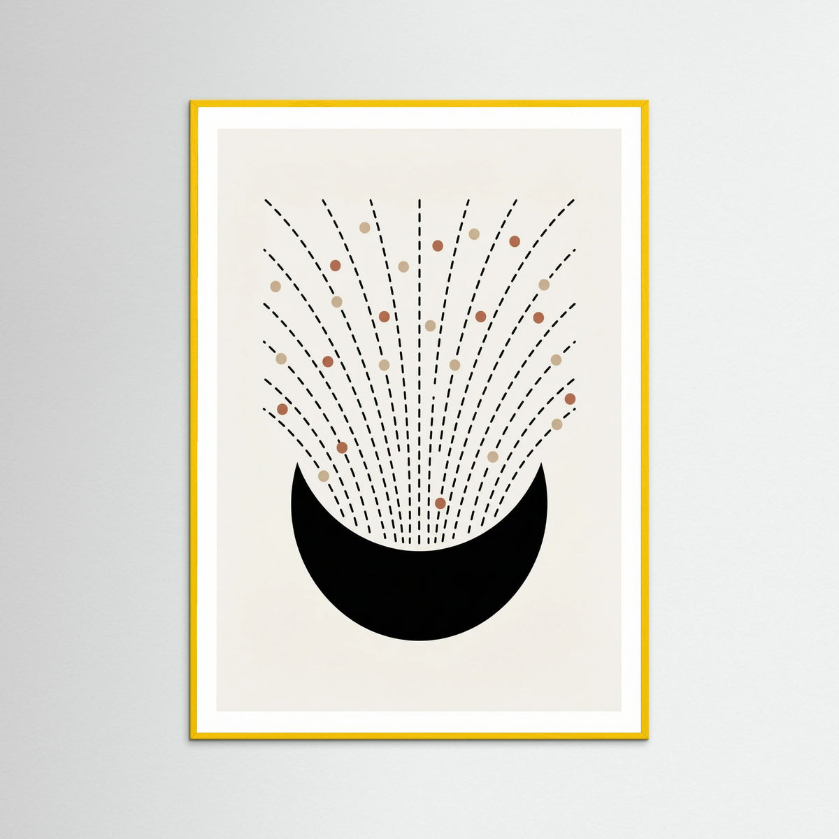 Yellow Wood Abstract Radiance