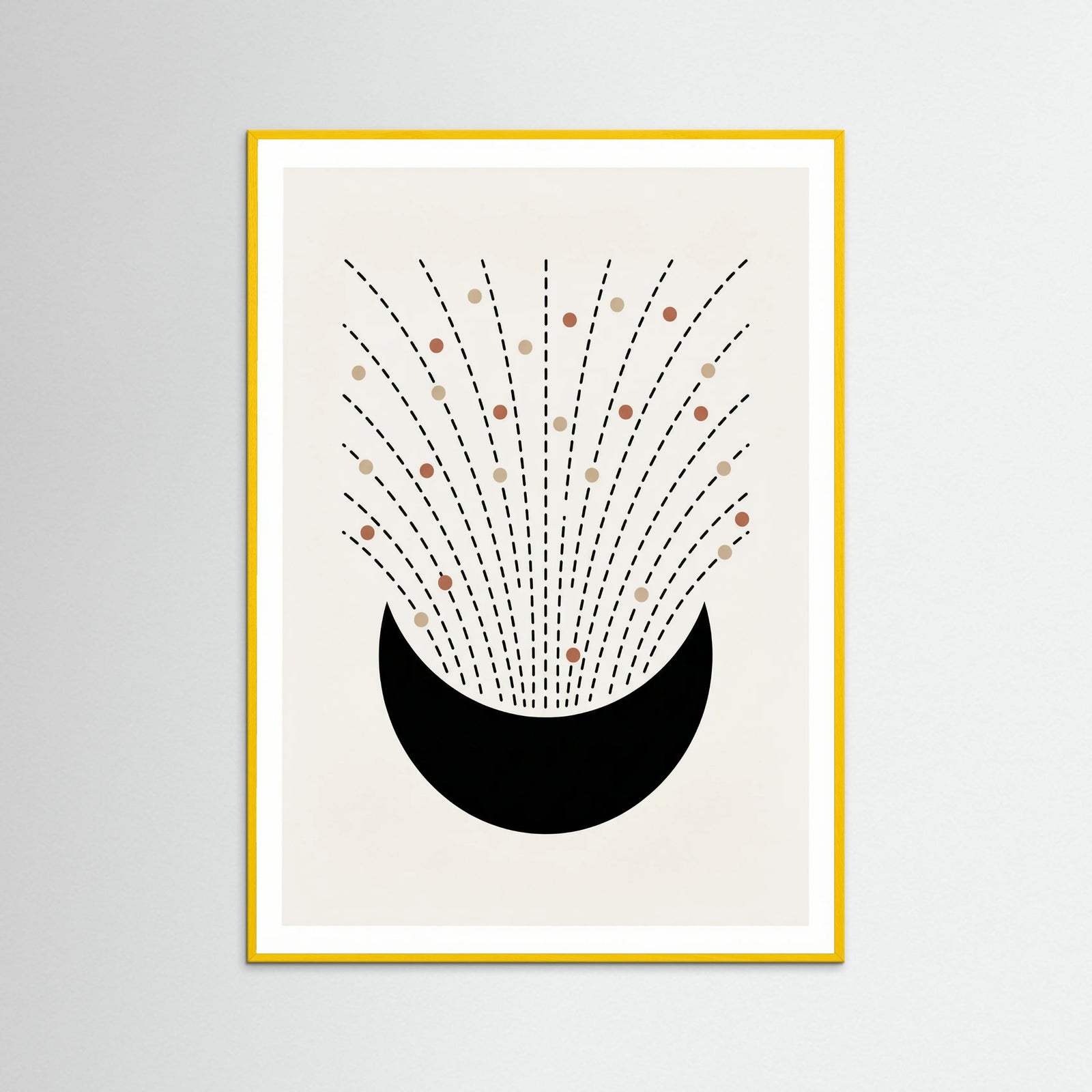 Yellow Wood Abstract Radiance