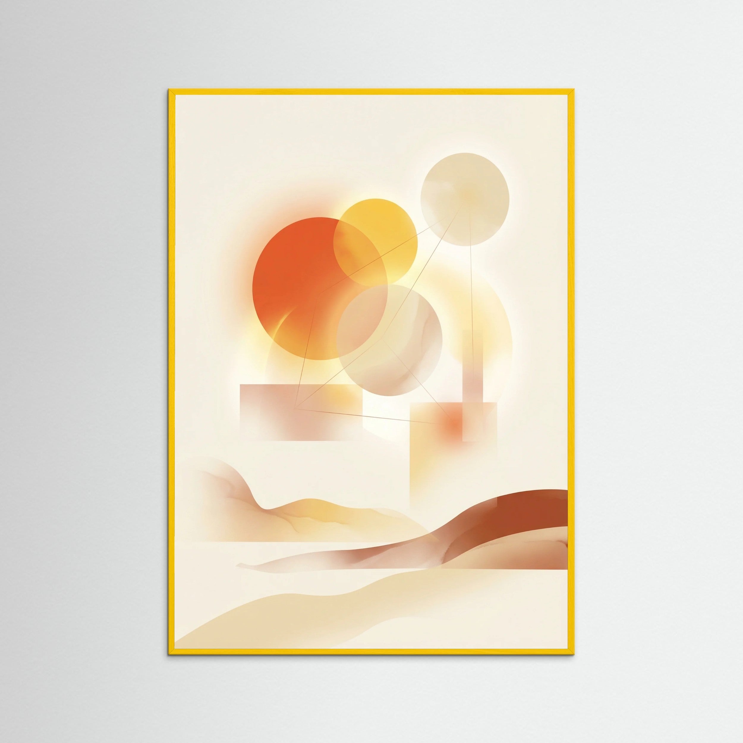 Yellow Wood Abstract Radiance