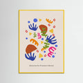Yellow Wood Abstraction Summer Collection Poster