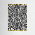 African Zebra striped camouflage -juliste – juliste ja taidepainatus