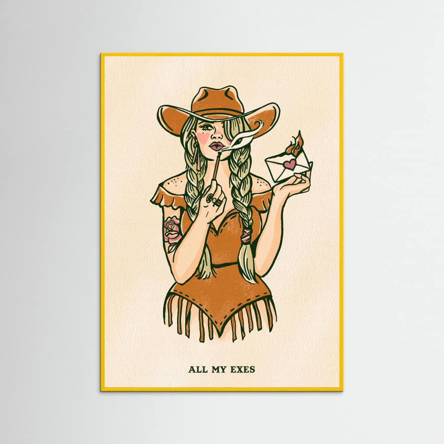 Yellow Wood All My Exes 2 Poster