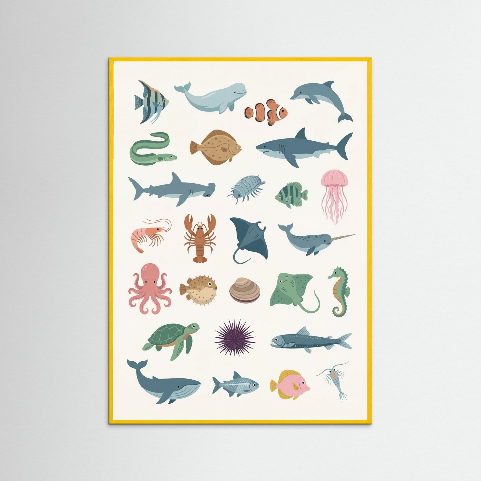 Yellow Wood Animal Alphabet Wonders