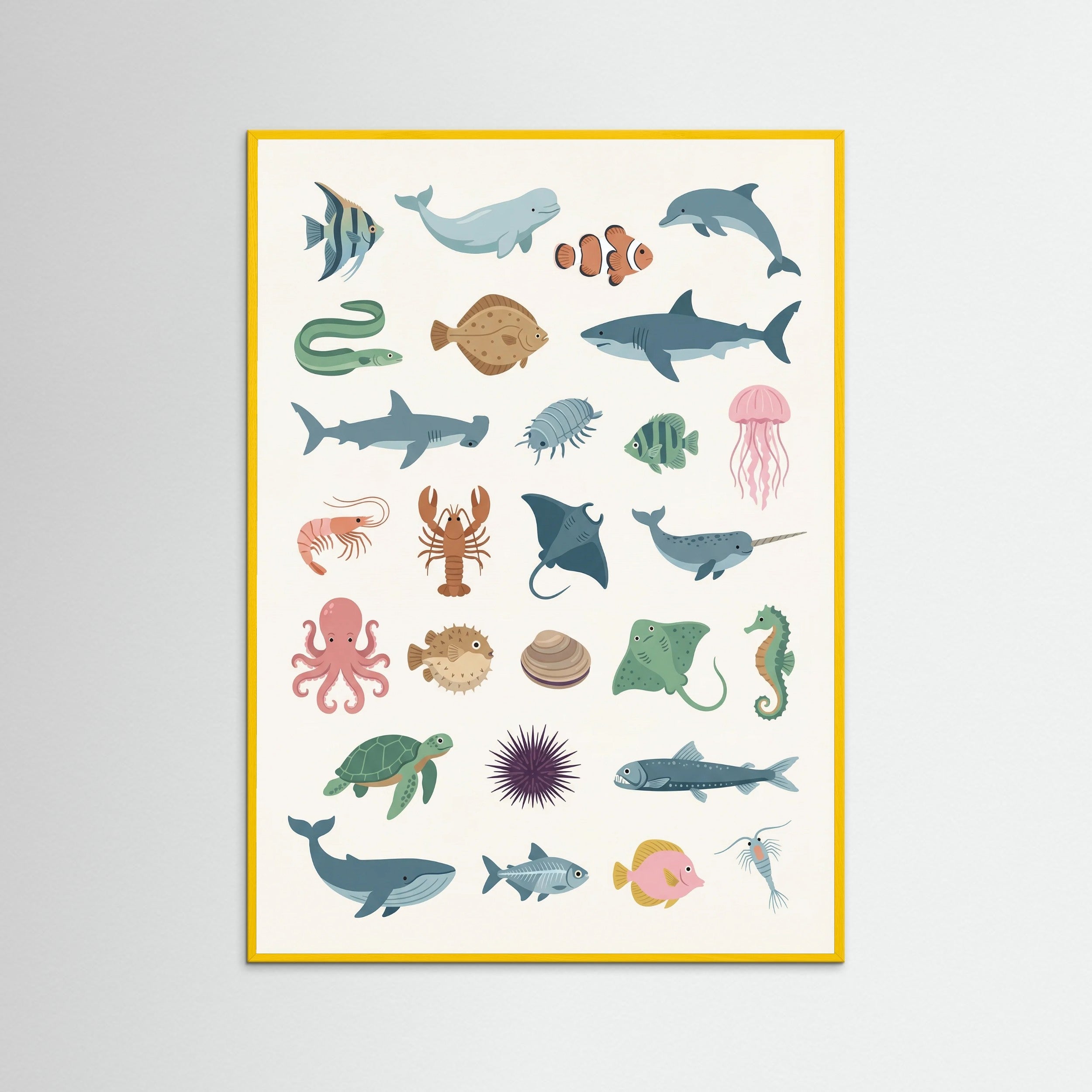 Yellow Wood Animal Alphabet Wonders