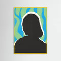 Anonymous Portrait In Cool Colors Poster – poster and art print