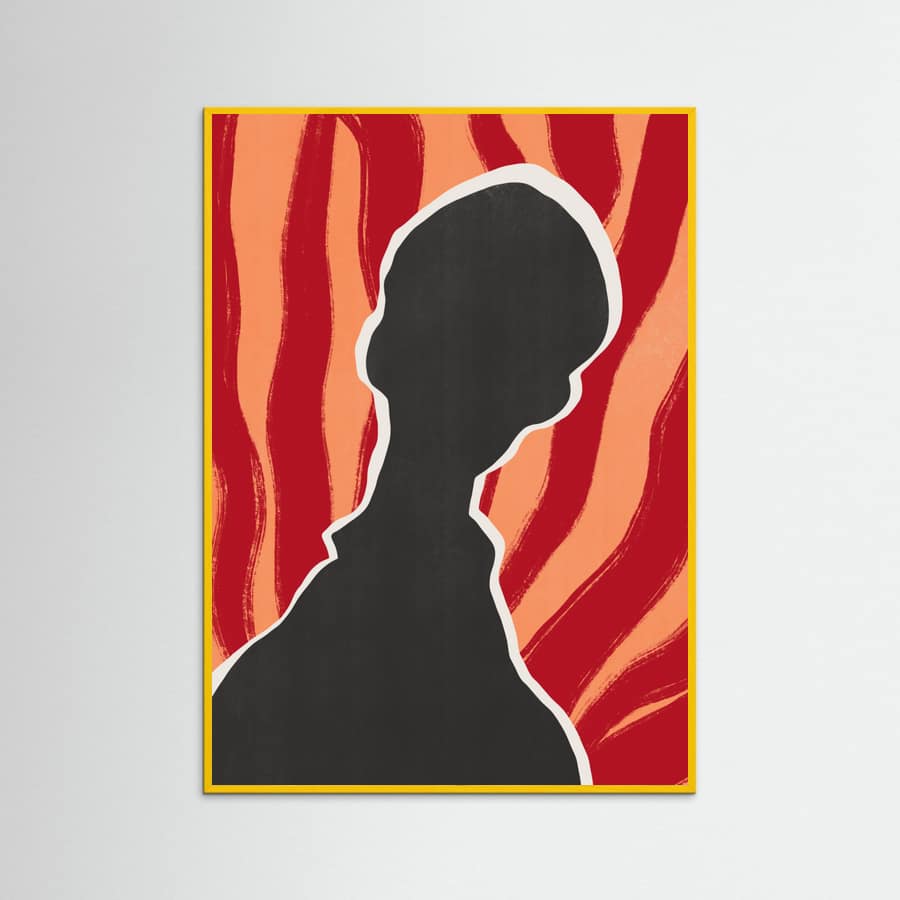 Anonymous Portrait In Heat Poster – poster and art print