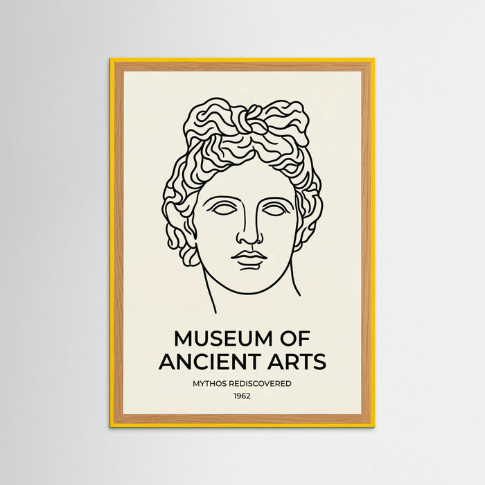 Yellow Wood Antibes Museum Poster