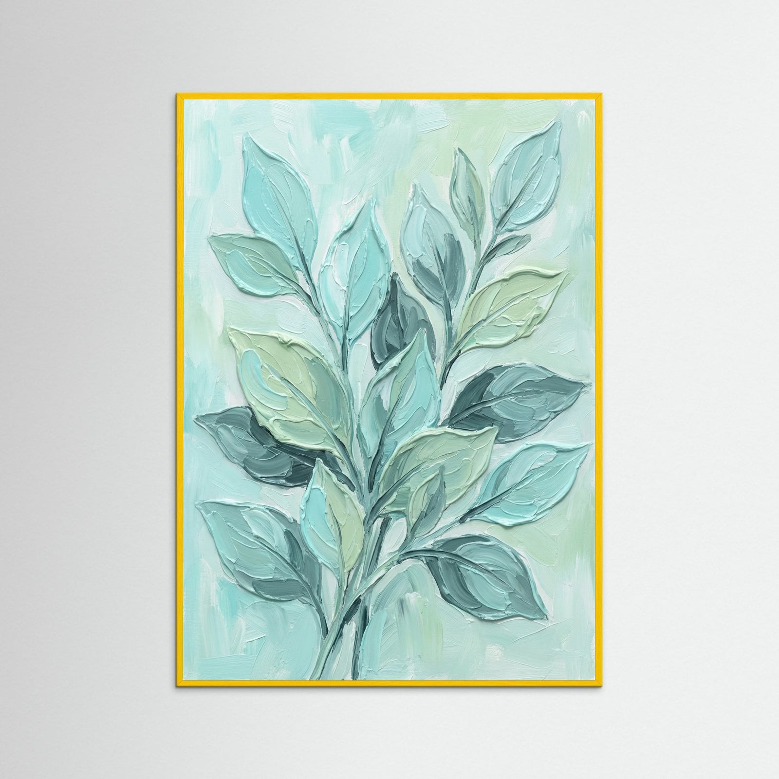 Yellow Wood Aqua Bloom