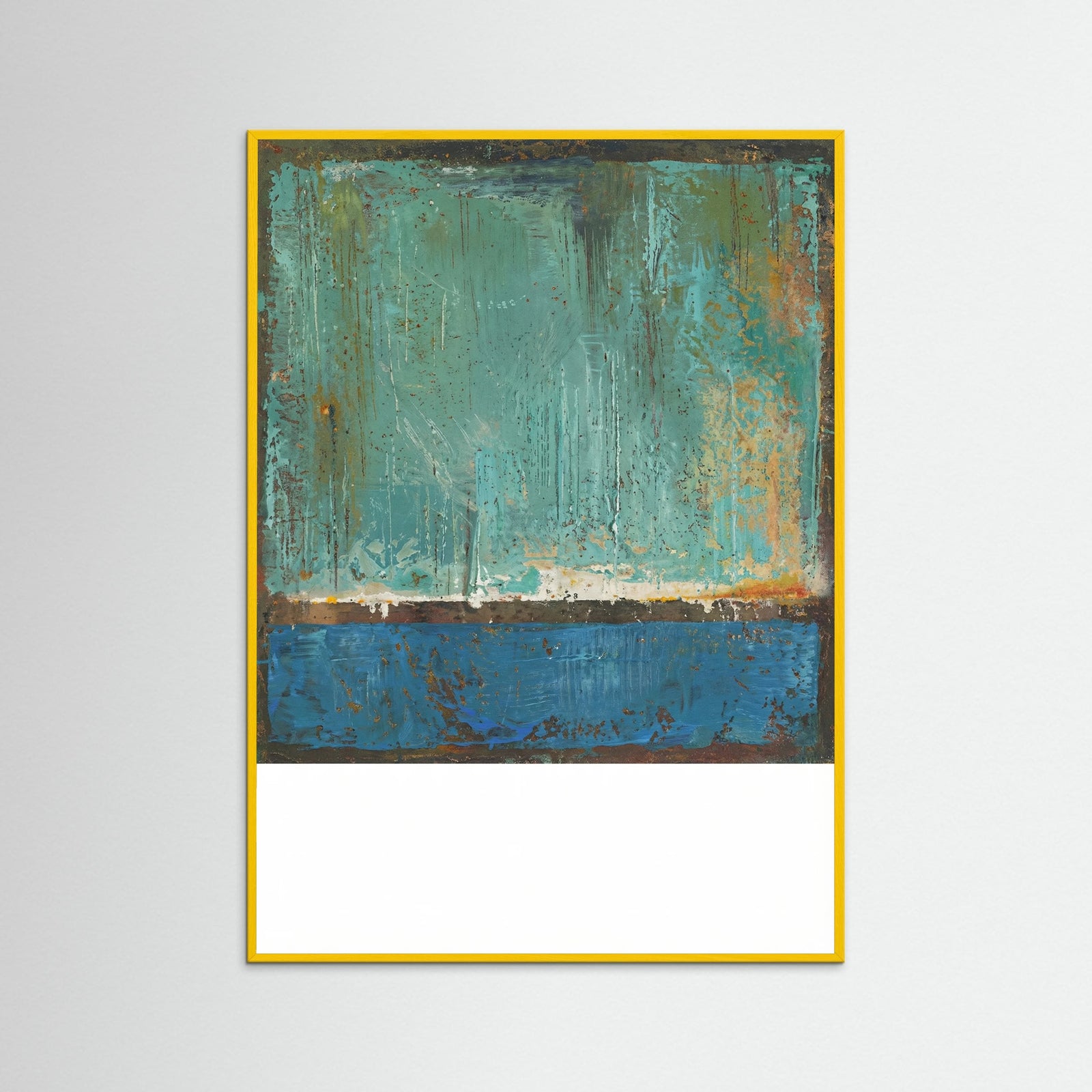 Yellow Wood Aqua Horizon