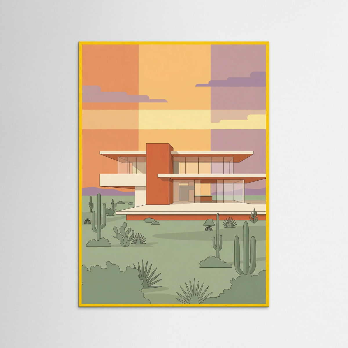 Yellow Wood Architectural Serenity