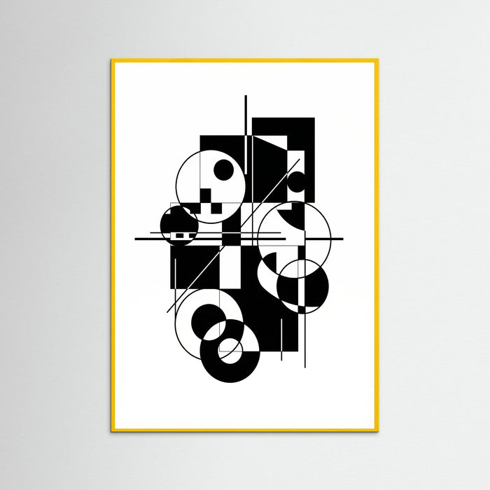 Yellow Wood Art Print