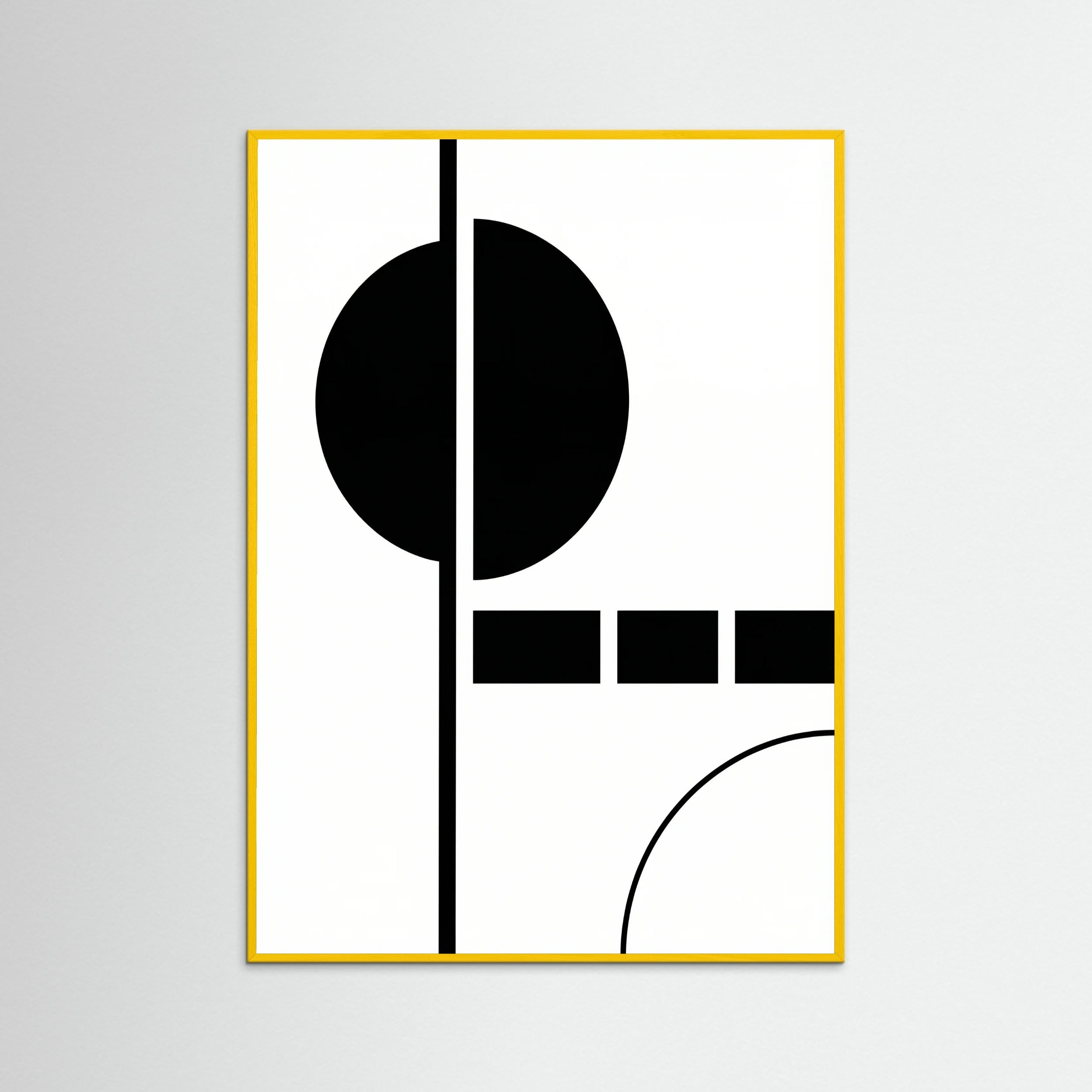 Yellow Wood Art Print