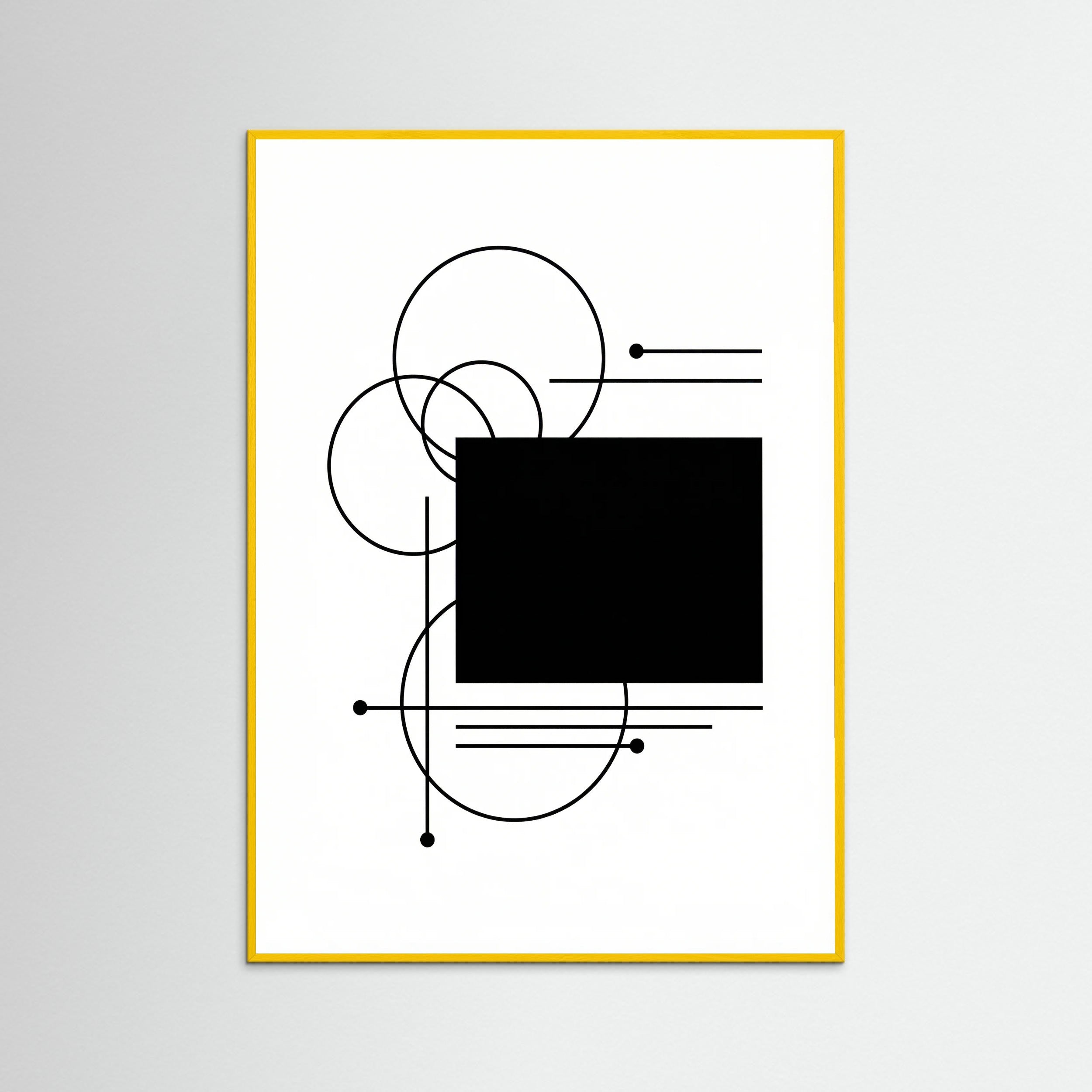 Yellow Wood Art Print