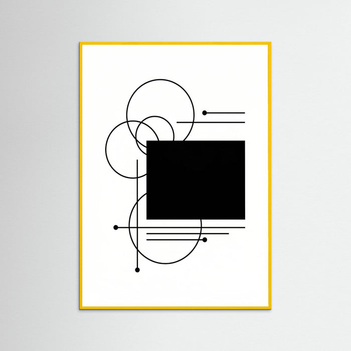 Yellow Wood Art Print