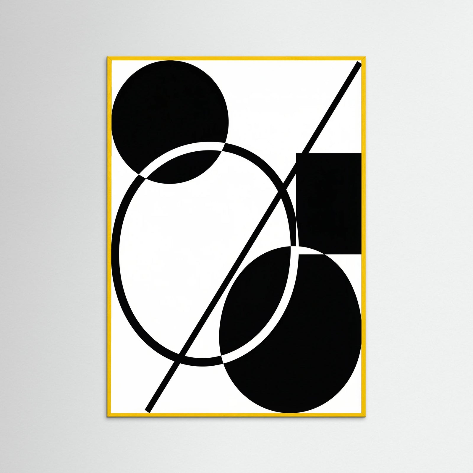 Yellow Wood Art Print