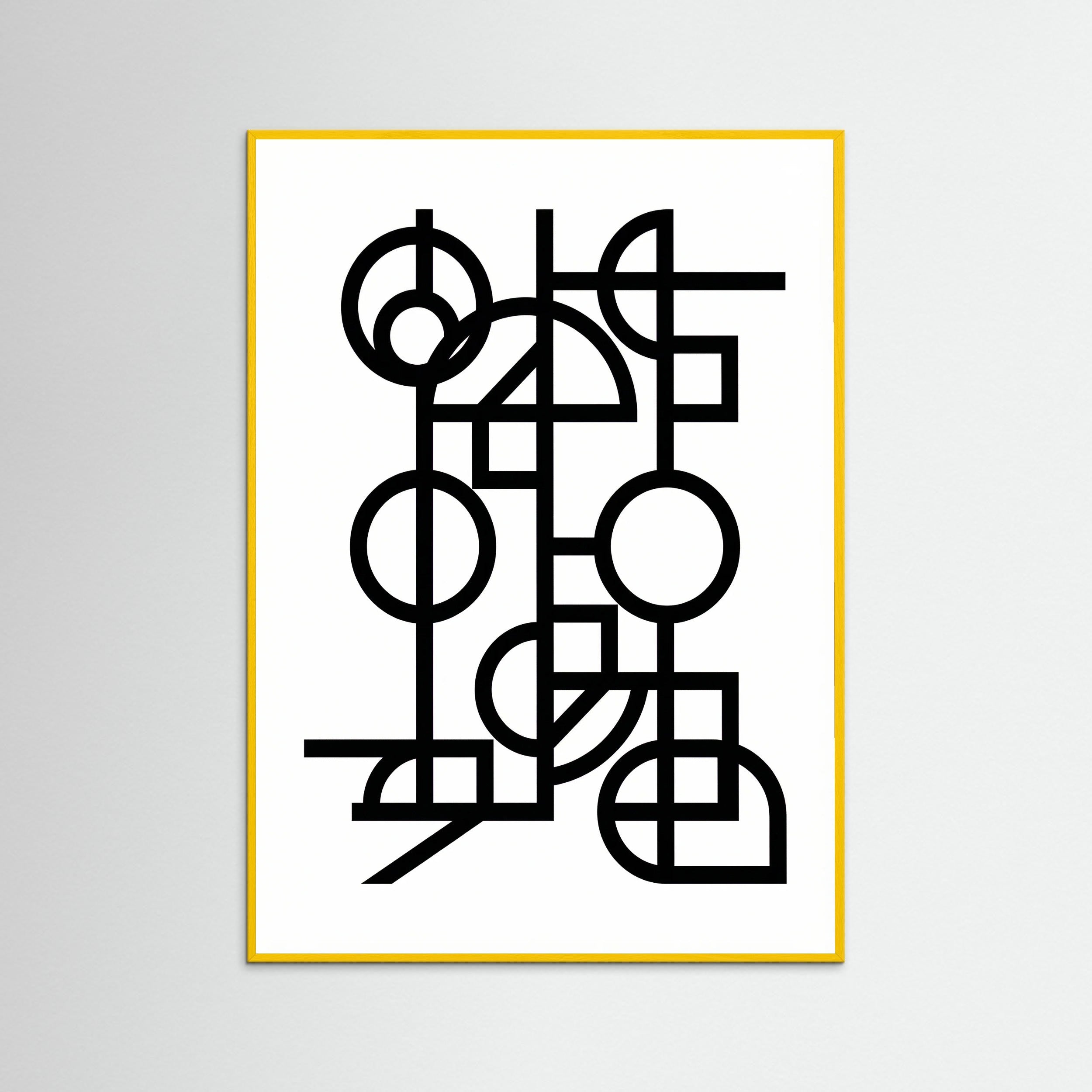 Yellow Wood Art Print